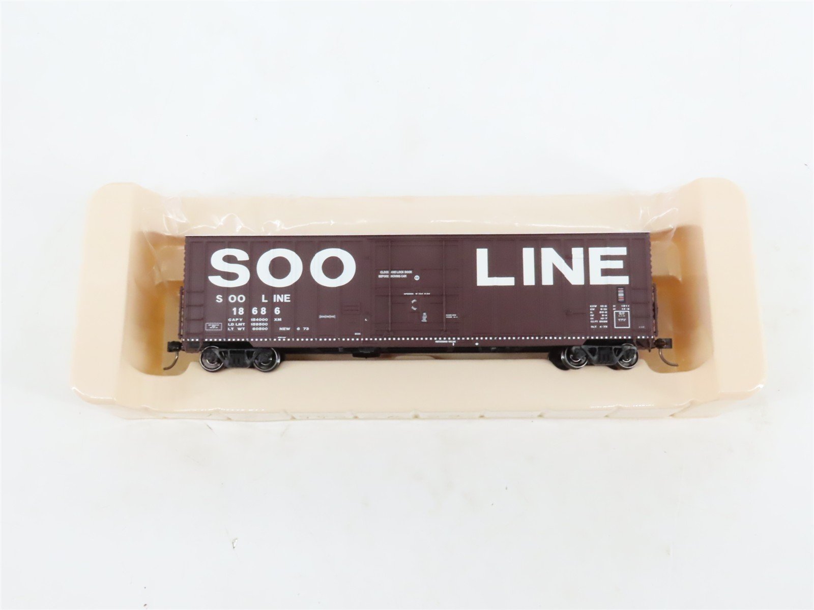LOT of 5 HO Scale Fox Valley Models SOO Line Single Door Box Cars