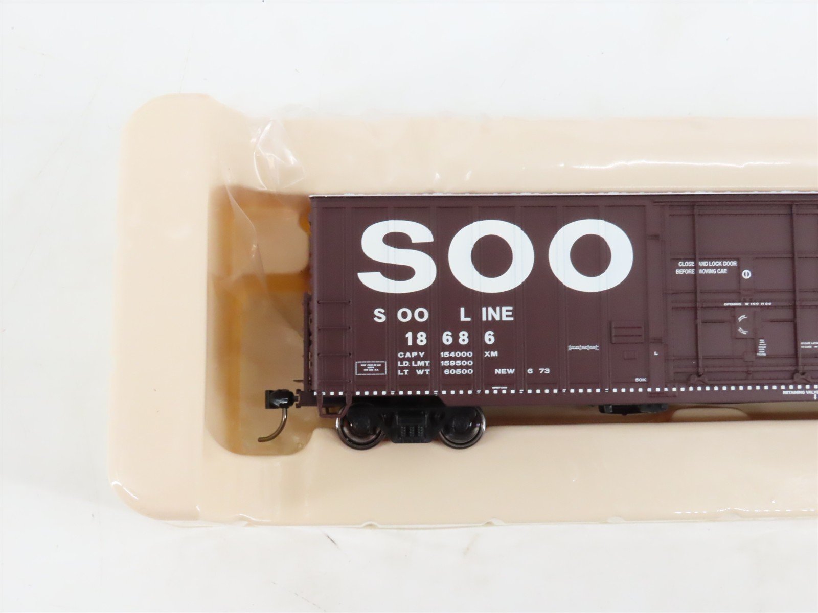 LOT of 5 HO Scale Fox Valley Models SOO Line Single Door Box Cars