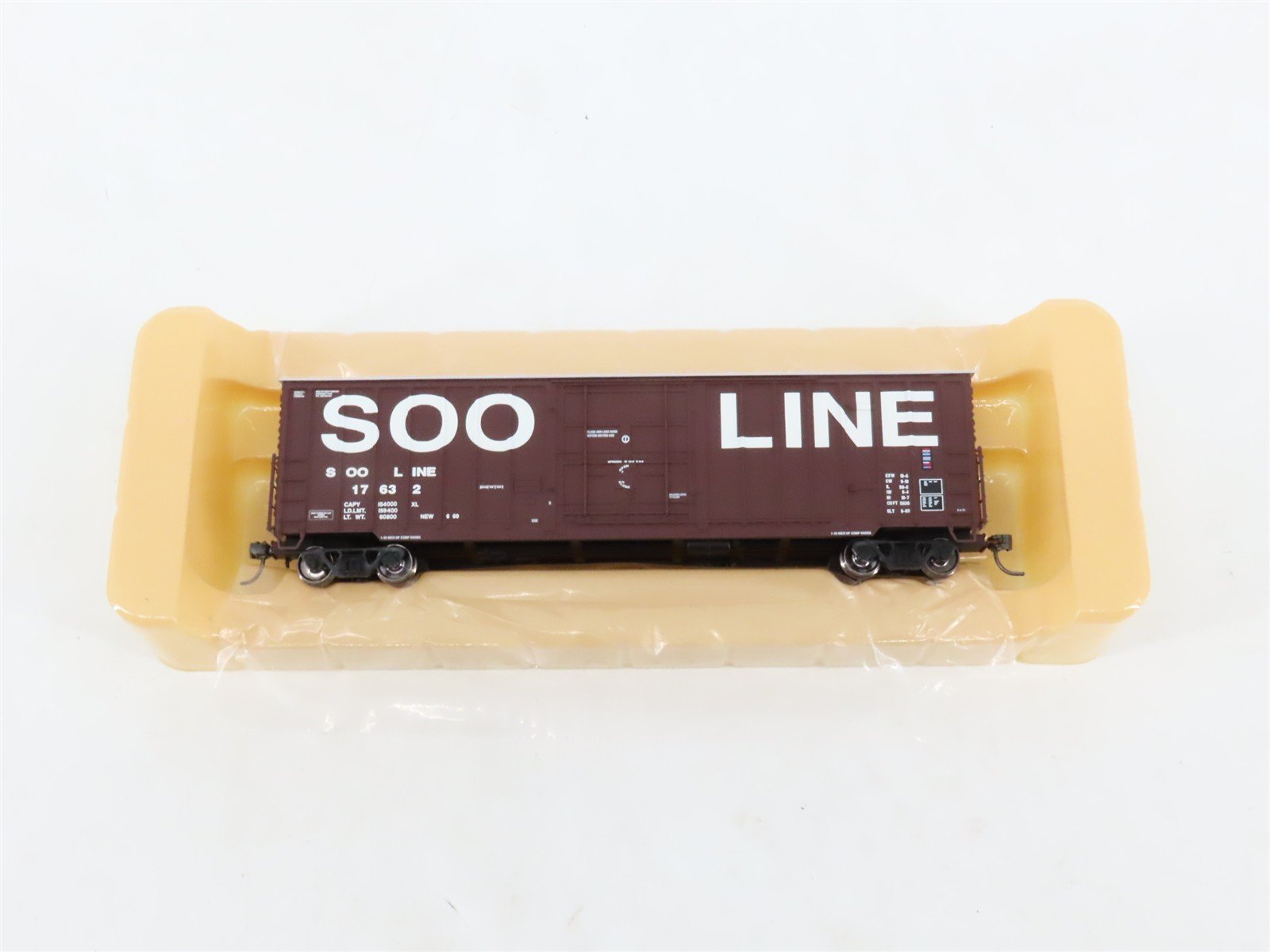 LOT of 5 HO Scale Fox Valley Models SOO Line Single Door Box Cars