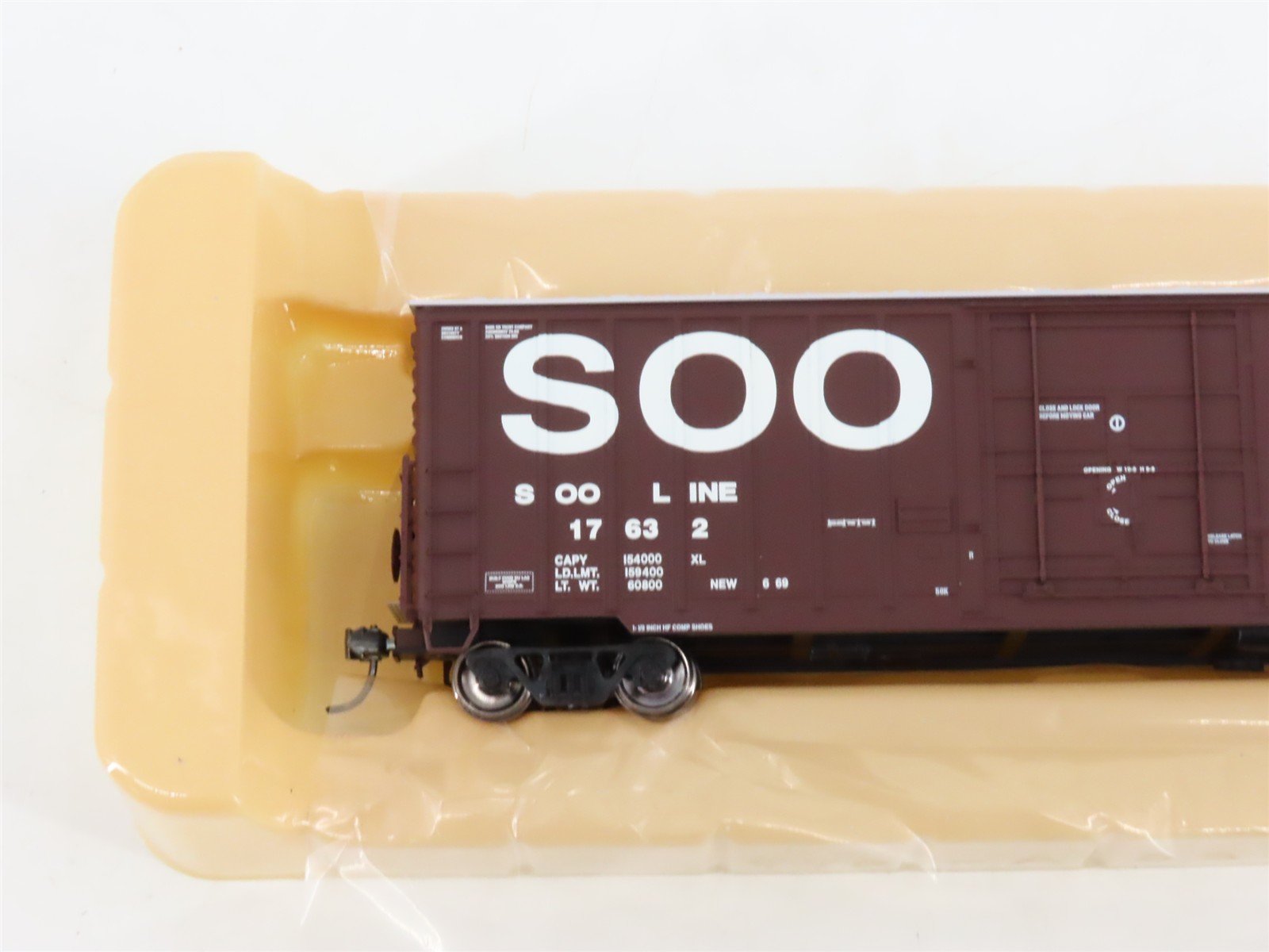 LOT of 5 HO Scale Fox Valley Models SOO Line Single Door Box Cars