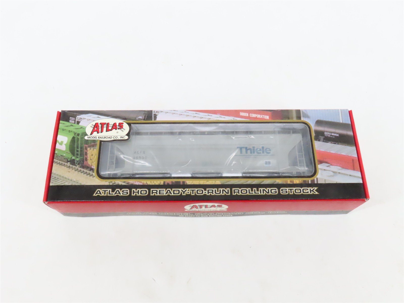 LOT of 4 HO Atlas 1404-1 ACFX Thiele 3-Bay Centerflow Hoppers #46500 - Sealed