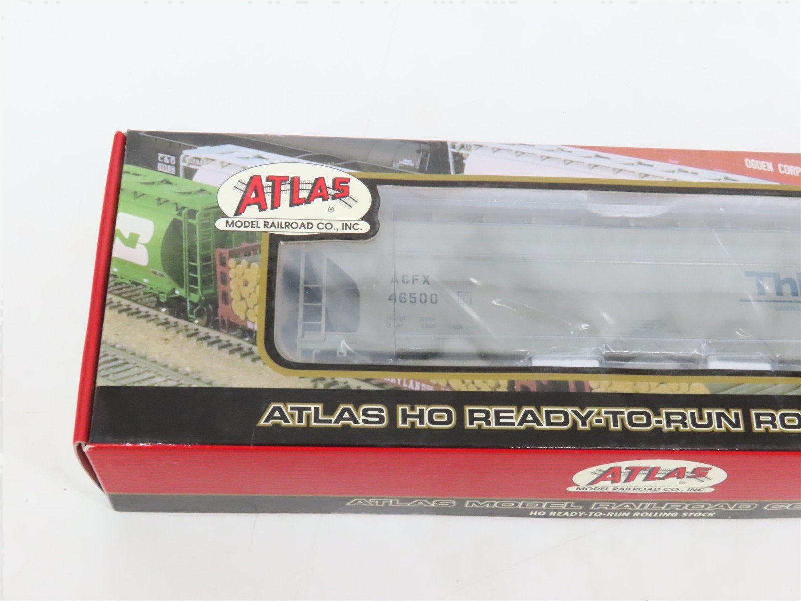 LOT of 4 HO Atlas 1404-1 ACFX Thiele 3-Bay Centerflow Hoppers #46500 - Sealed
