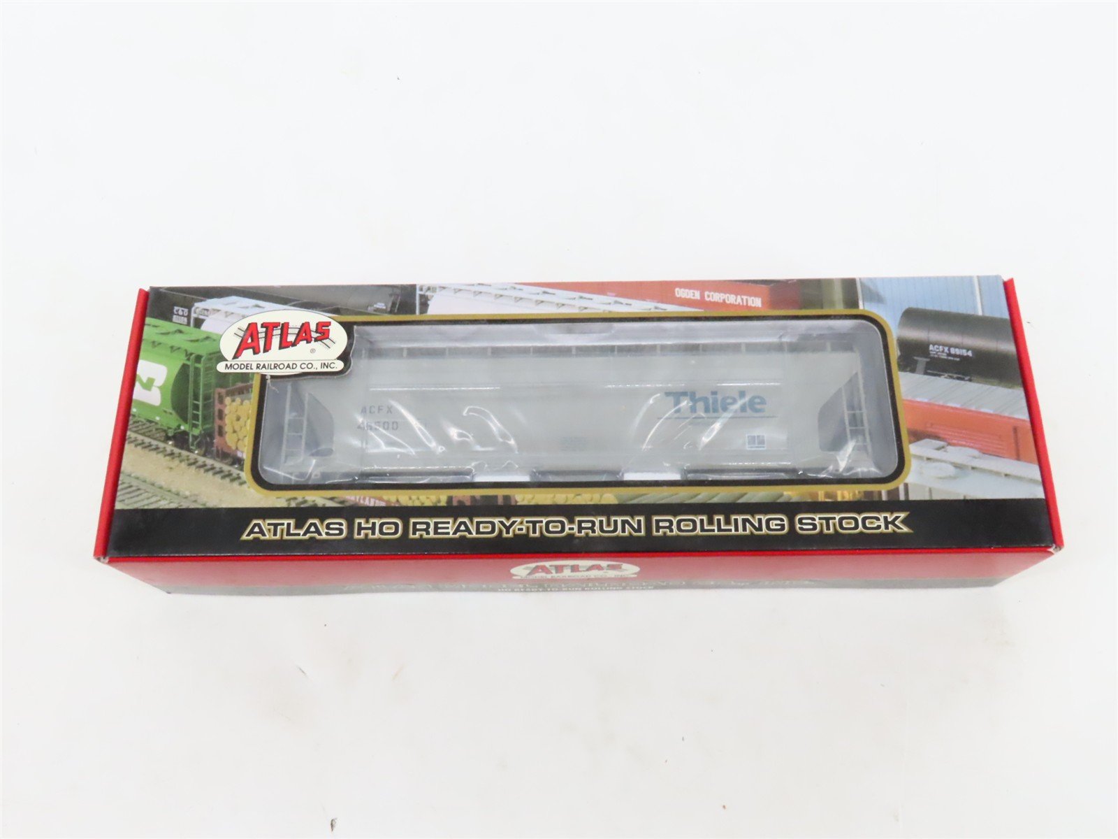 LOT of 4 HO Atlas 1404-1 ACFX Thiele 3-Bay Centerflow Hoppers #46500 - Sealed