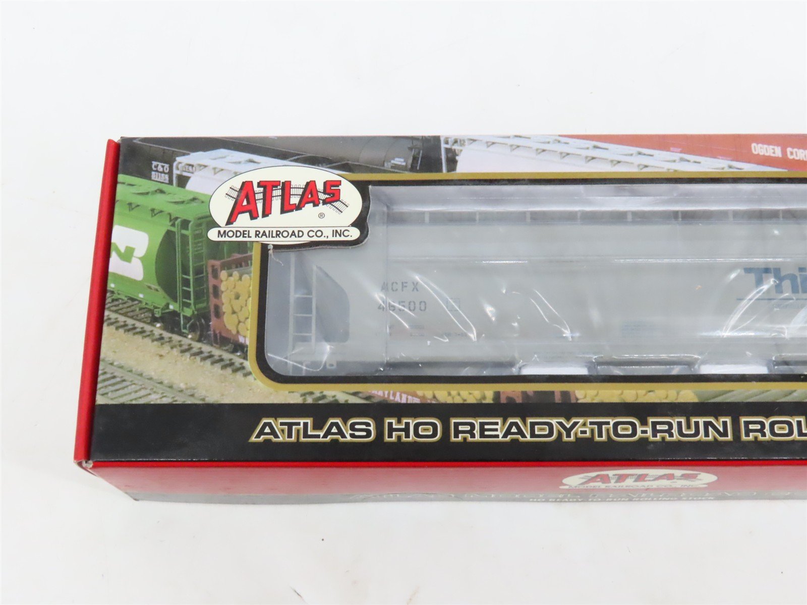 LOT of 4 HO Atlas 1404-1 ACFX Thiele 3-Bay Centerflow Hoppers #46500 - Sealed