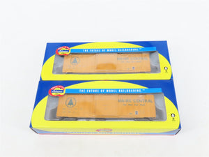 LOT of 8 HO Scale Athearn MEC Maine Central Pine Tree Route Single Door Box Cars