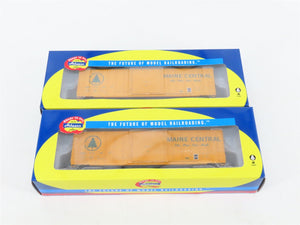 LOT of 8 HO Scale Athearn MEC Maine Central Pine Tree Route Single Door Box Cars