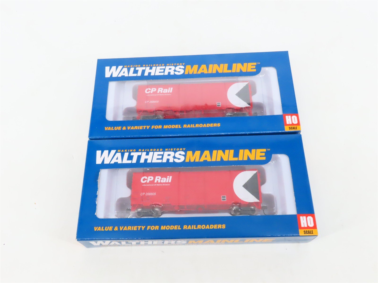 HO Scale Walthers Mainline CP Rail Canadian Pacific Single Door 40' Box Cars