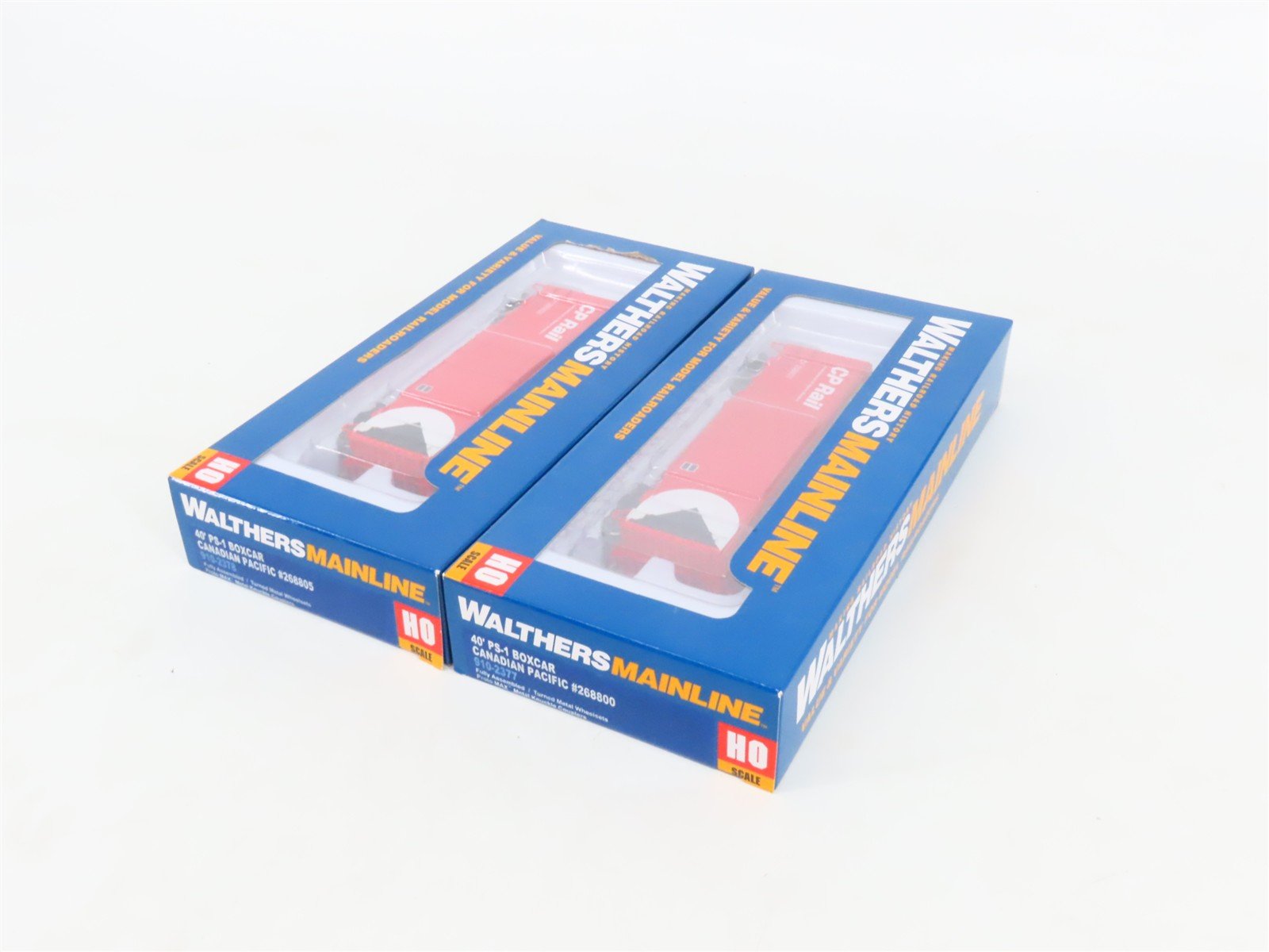 HO Scale Walthers Mainline CP Rail Canadian Pacific Single Door 40' Box Cars