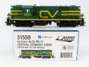 HO Scale Rapido 31559 CV Central Vermont RS11 Diesel Loco #3606 wDCC & Sound