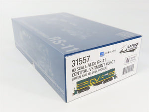 HO Scale Rapido 31557 CV Central Vermont RS11 Diesel Loco #3601 wDCC & Sound