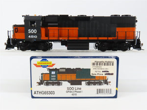HO Scale Athearn Genesis ATHG65303 SOO Line GP38-2 Diesel Locomotive #4510