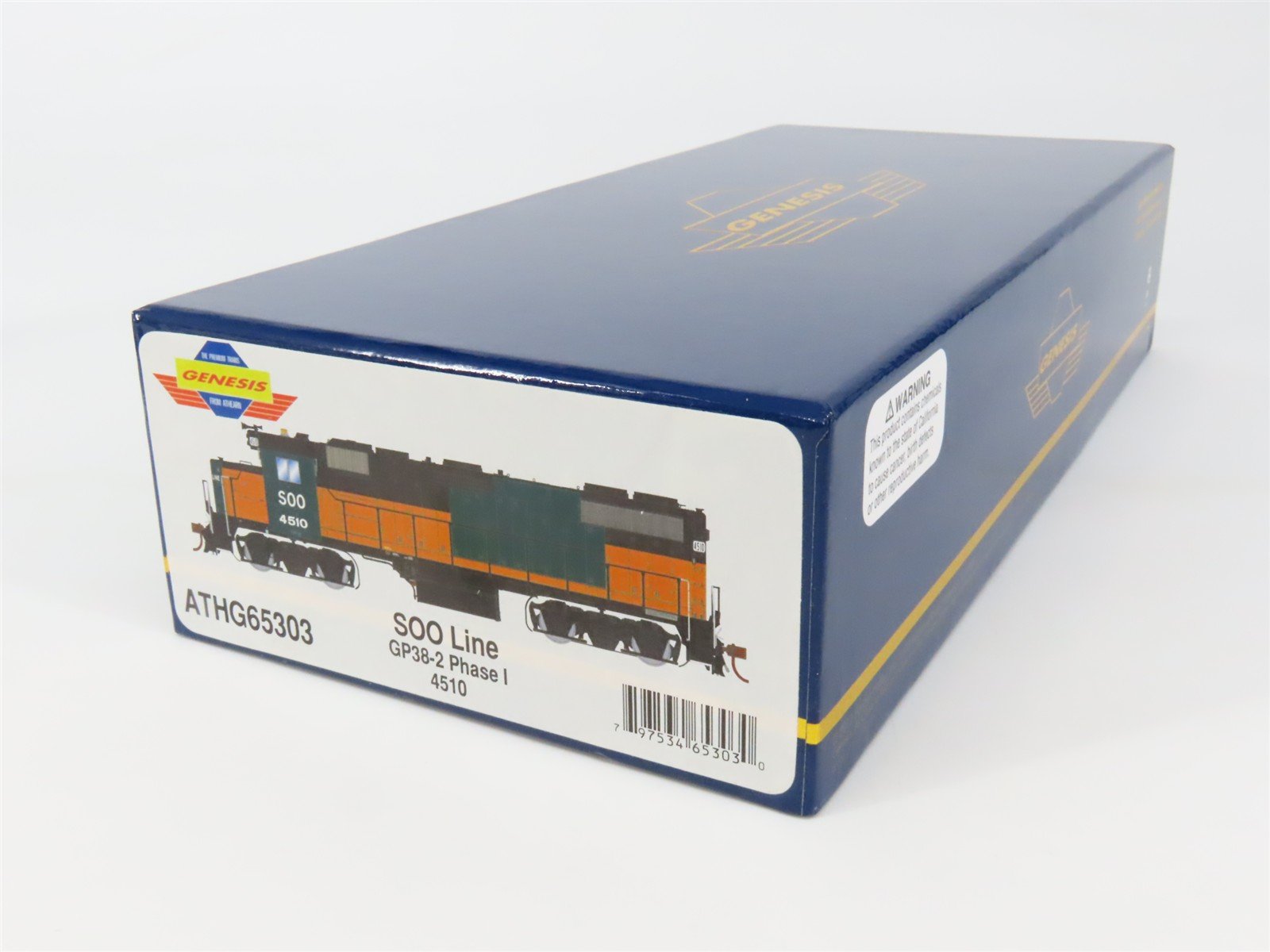 HO Scale Athearn Genesis ATHG65303 SOO Line GP38-2 Diesel Locomotive #4510