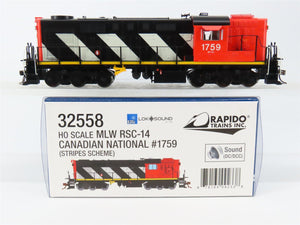 HO Scale Rapido 32558 CN Canadian National RSC-14 Diesel Locomotive #1759