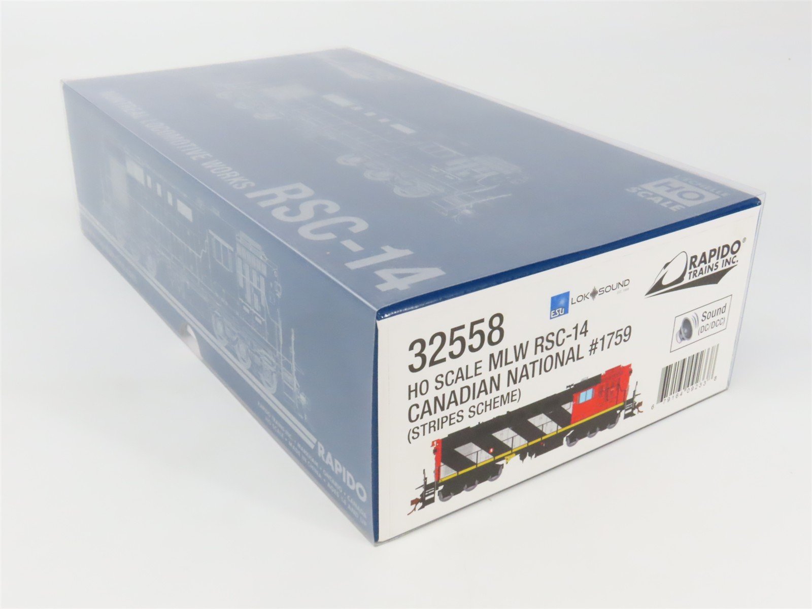 HO Scale Rapido 32558 CN Canadian National RSC-14 Diesel Locomotive #1759
