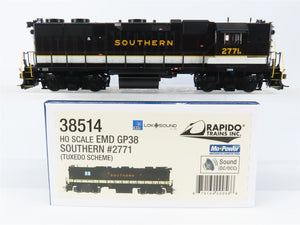 HO Scale Rapido 38514 Southern GP38 Diesel Locomotive #2771 wDCC & Sound