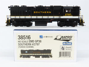 HO Scale Rapido 38516 Southern GP38 Diesel Locomotive #2797 wDCC & Sound