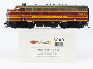 HO Broadway Limited BLI 8200 B&M Boston & Maine F7A Diesel #4266 wDCC & Sound