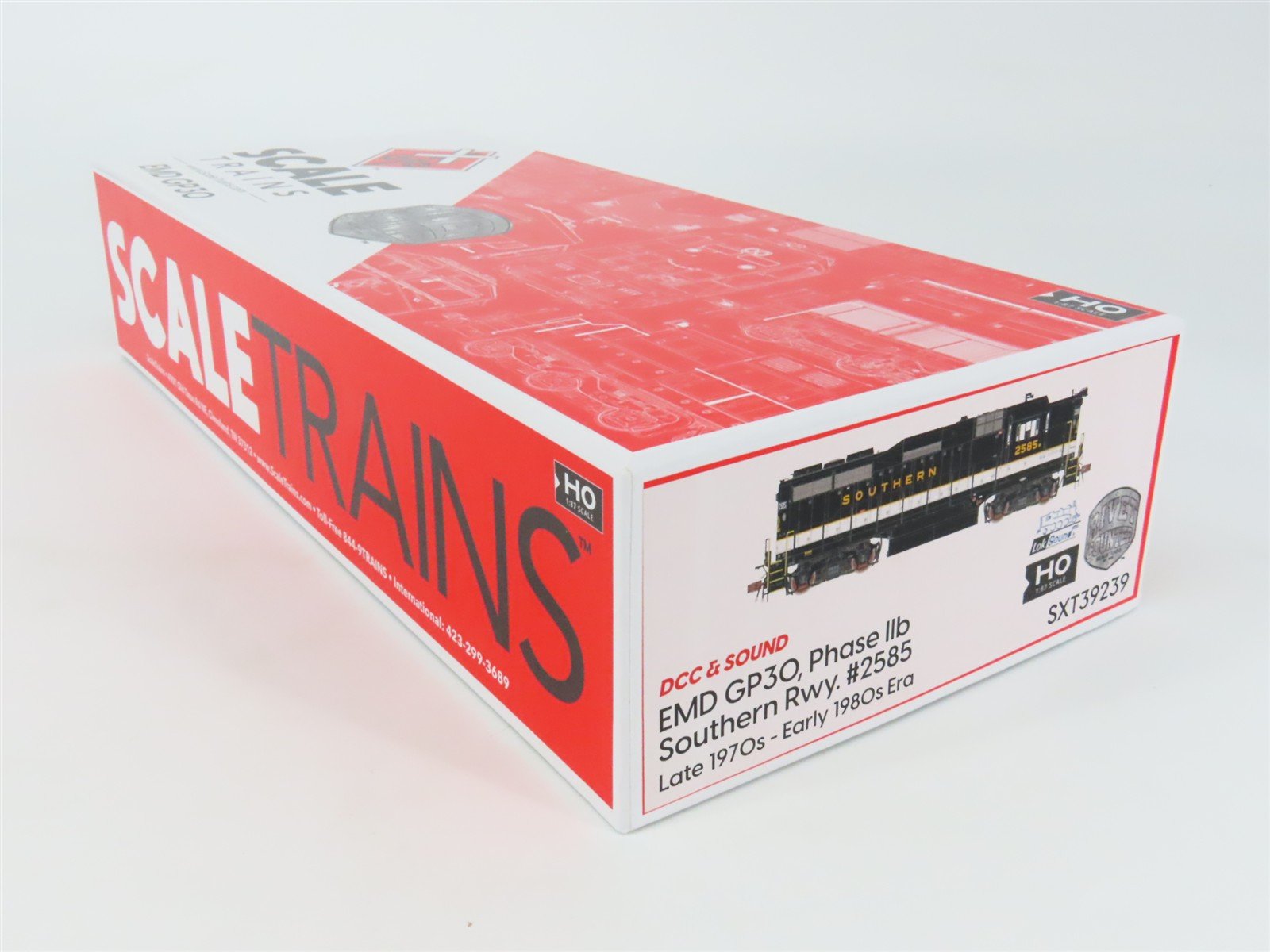 HO Scaletrains.com SXT39239 Southern GP30 Diesel Loco #2585 wDCC & Sound
