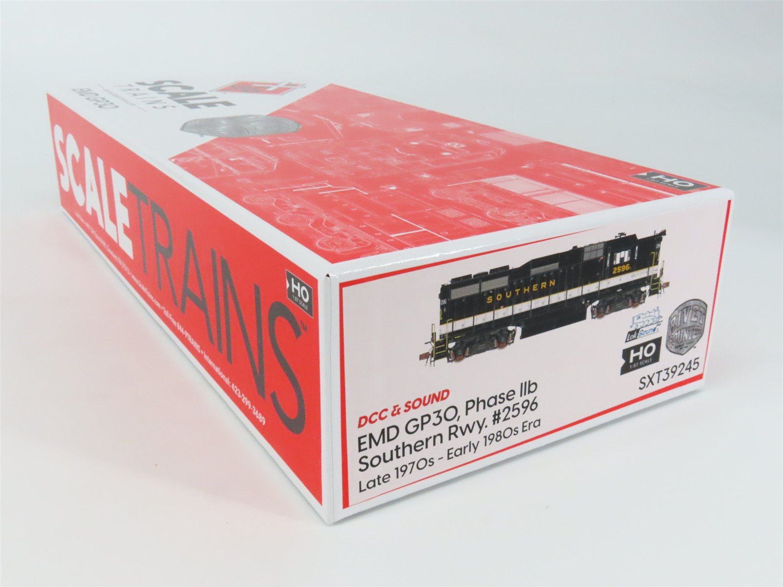HO Scaletrains.com SXT39245 Southern GP30 Diesel Loco #2596 wDCC & Sound