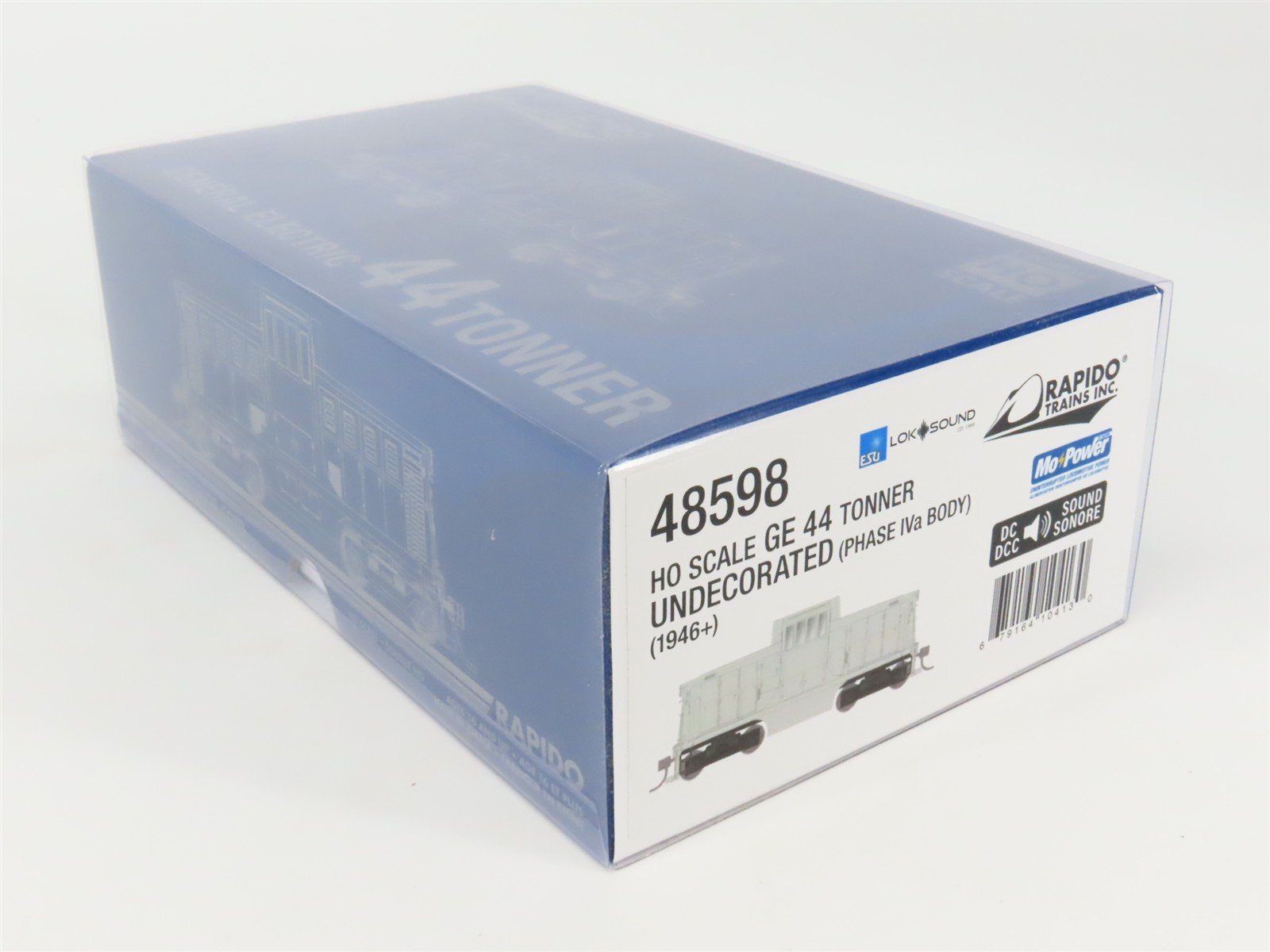 HO Scale Rapido 48598 Undecorated GE 44-Tonner Diesel Loco w/DCC & Sound