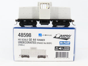 HO Scale Rapido 48598 Undecorated GE 44-Tonner Diesel Loco w/DCC & Sound