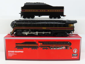 HO Scale Fox Valley SXT38841 N&W Norfolk & Western 4-8-4 Steam #602 wDCC & Sound