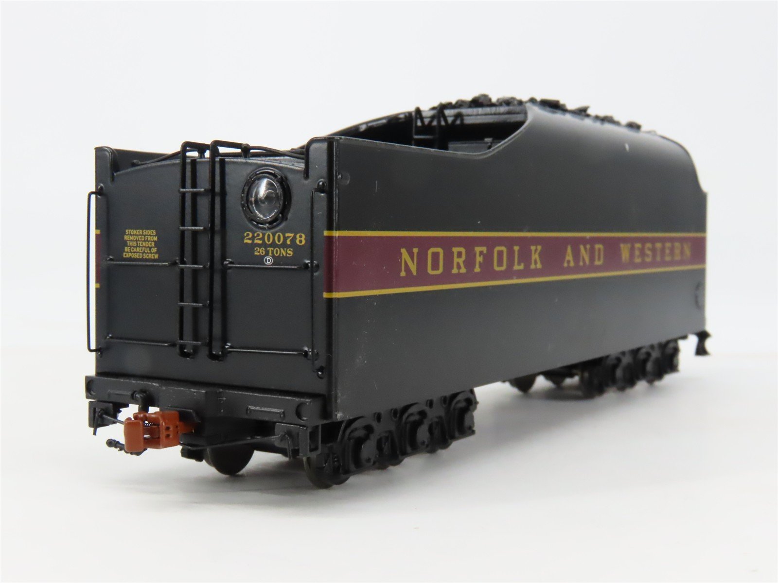 HO Scale Fox Valley SXT38841 N&W Norfolk & Western 4-8-4 Steam #602 wDCC & Sound