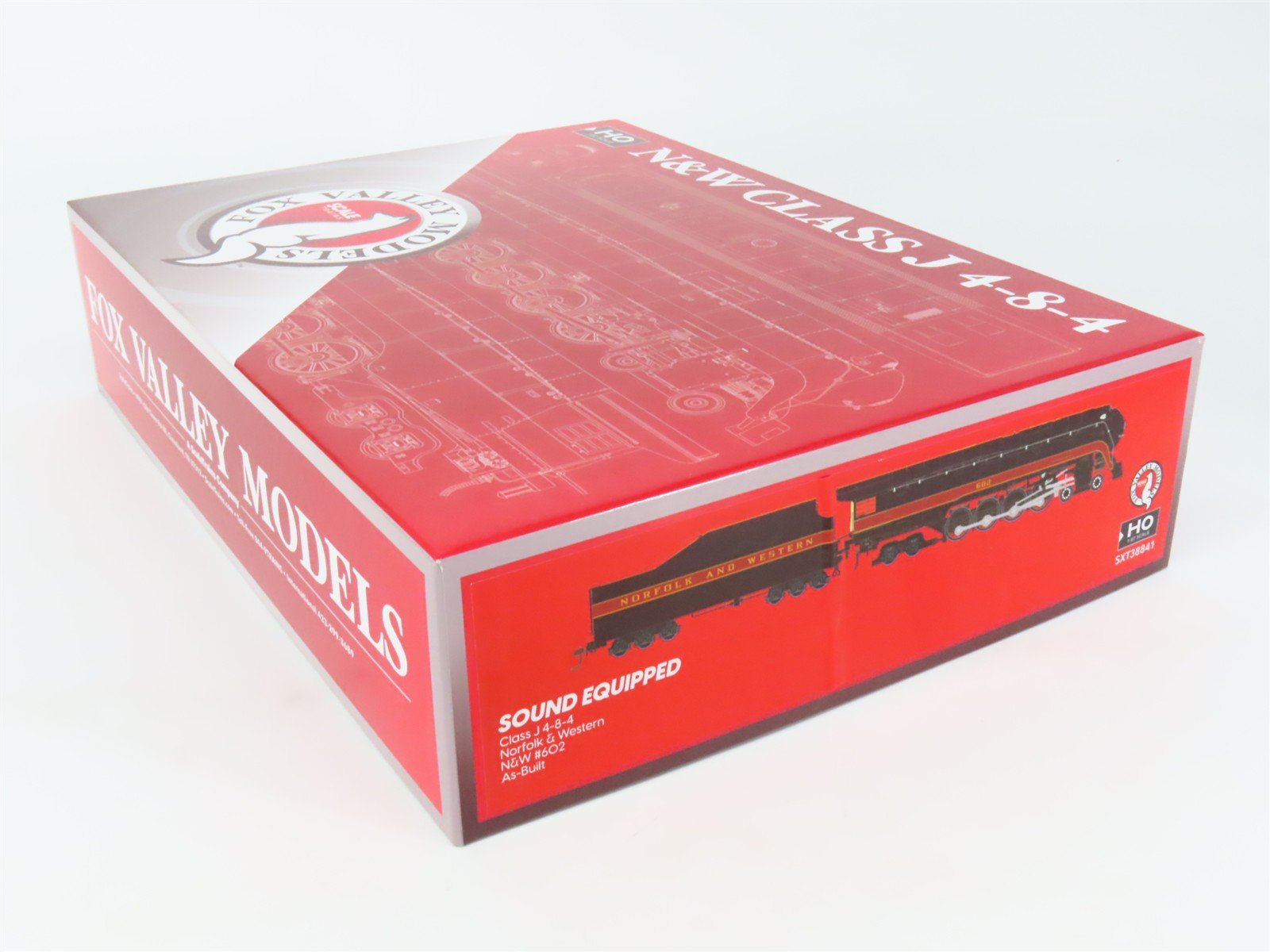 HO Scale Fox Valley SXT38841 N&W Norfolk & Western 4-8-4 Steam #602 wDCC & Sound