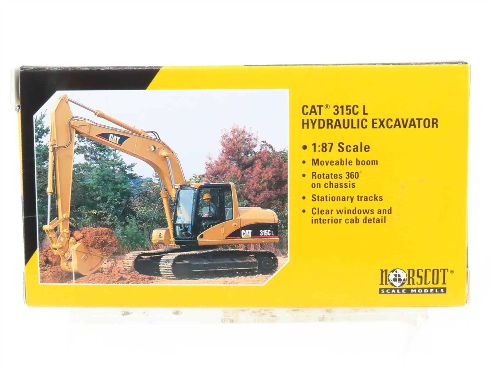 1:87 Scale Norscot 55400 Die-Cast CAT 315C L Hydraulic Excavator SEALED