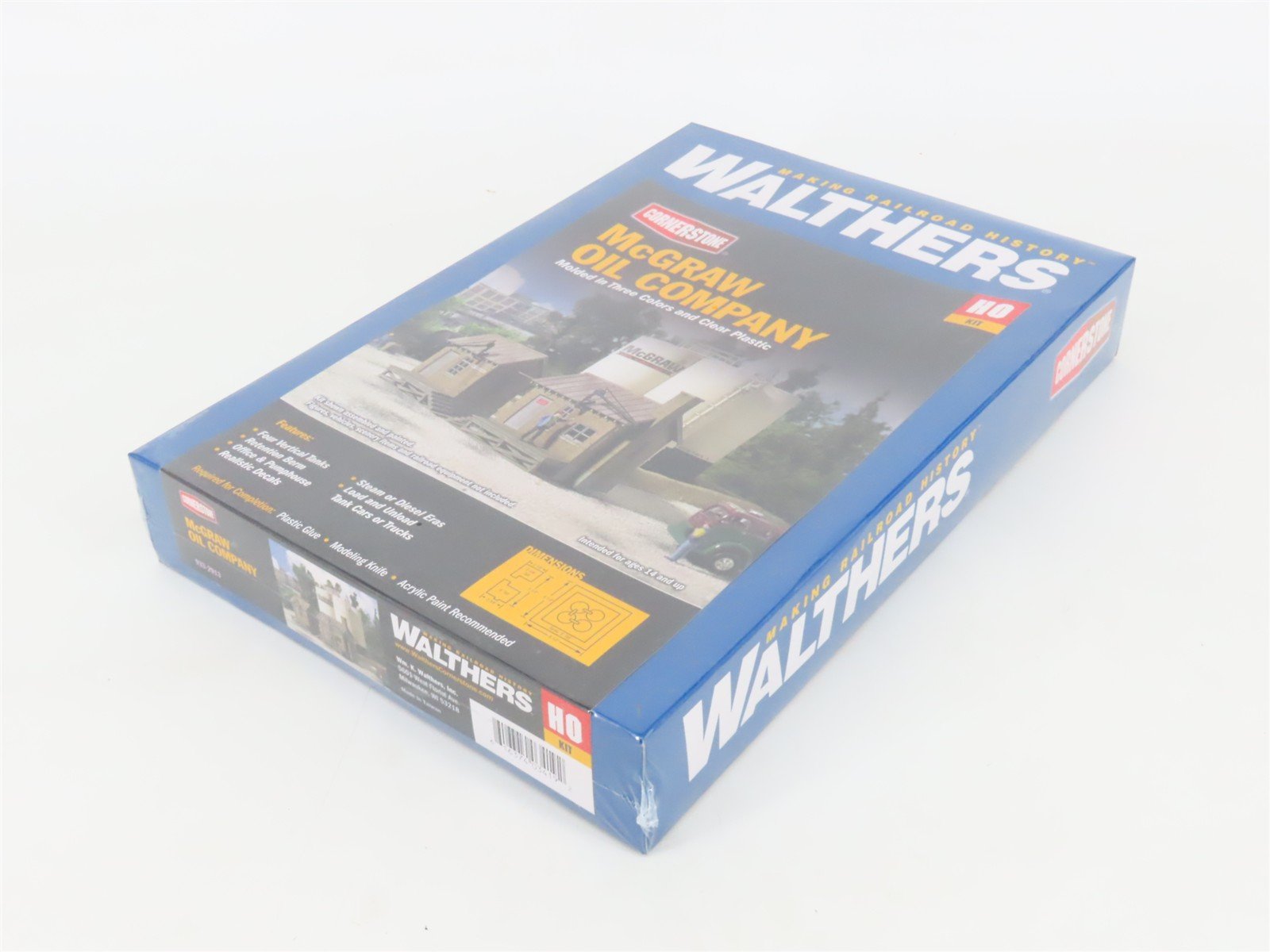 HO 1/87 Scale Walthers Cornerstone Kit 933-2913 McGraw Oil Company - Sealed