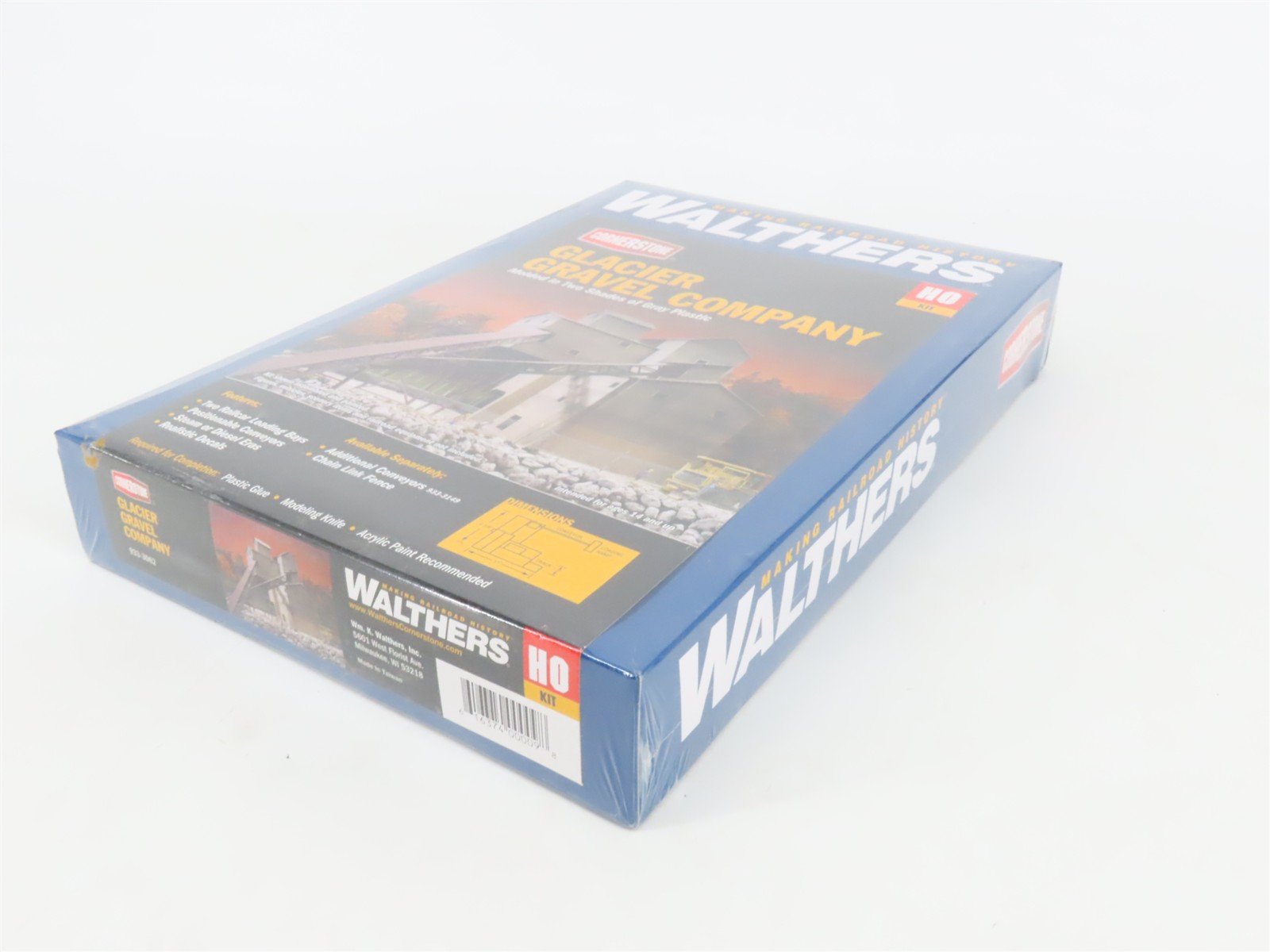 HO 1/87 Scale Walthers Cornerstone Kit 933-3062 Glacier Gravel Company - Sealed