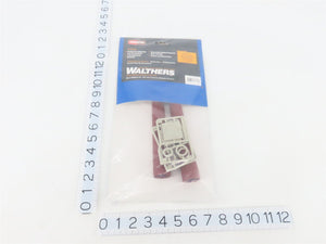 HO 1/87 Scale Walthers Cornerstone Kit 933-3728 Two Brick Smokestacks - Sealed