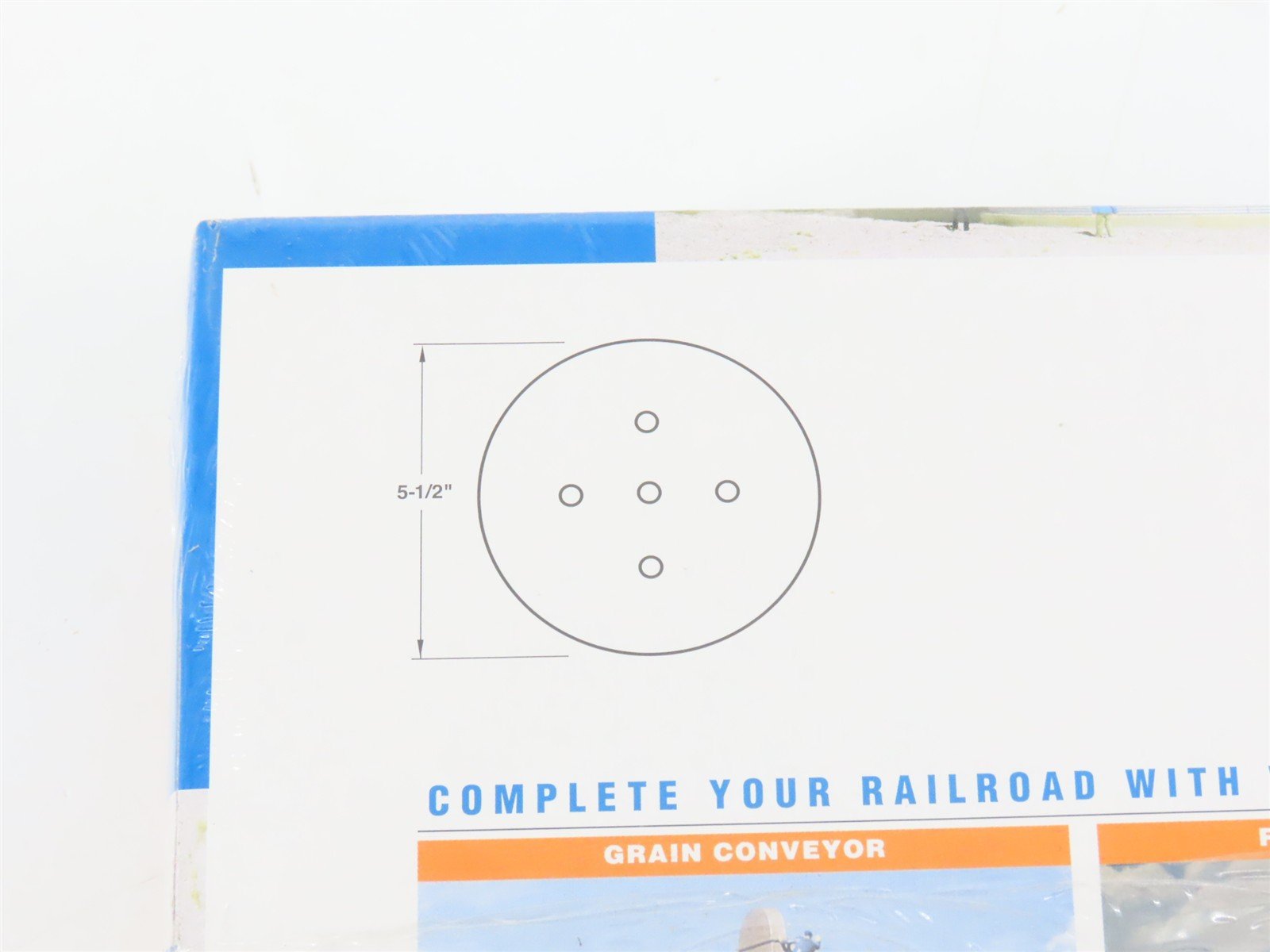 HO 1/87 Scale Walthers Cornerstone Kit 933-3123 Grain Bin - Sealed