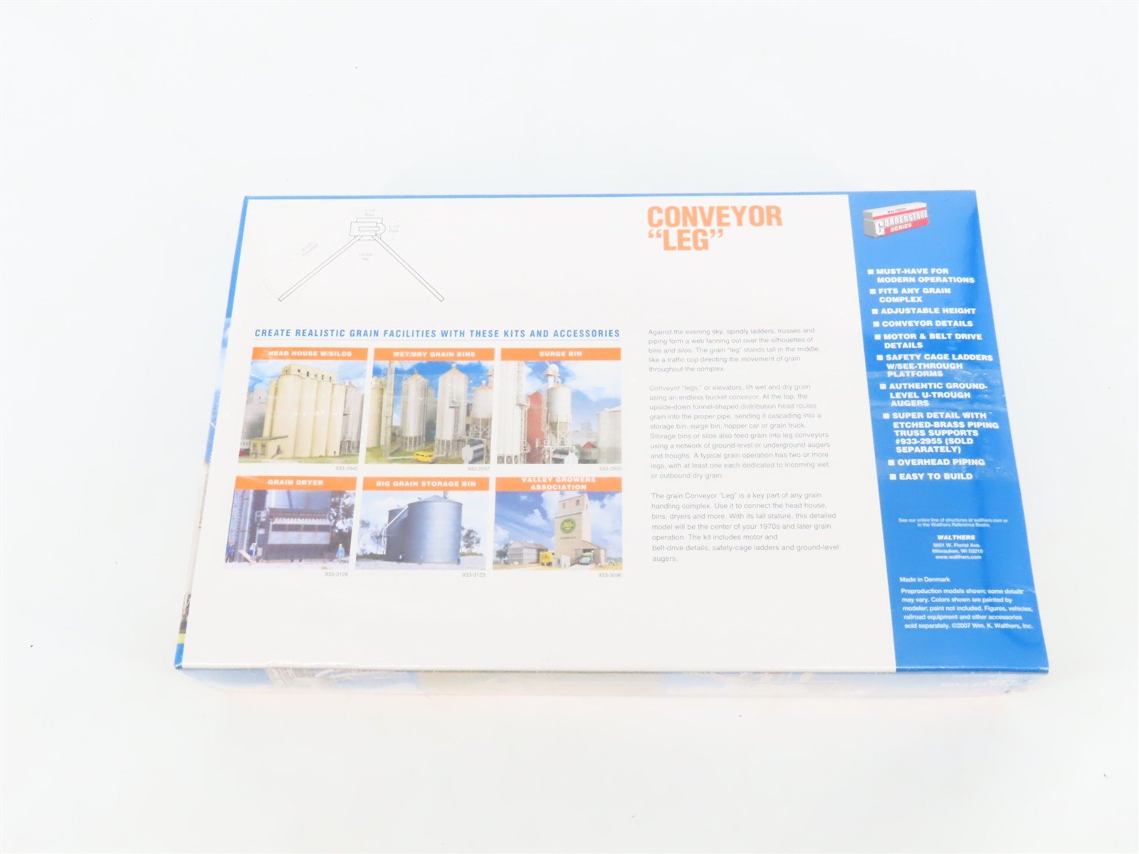 HO 1/87 Scale Walthers Cornerstone Kit 933-2936 Conveyor 