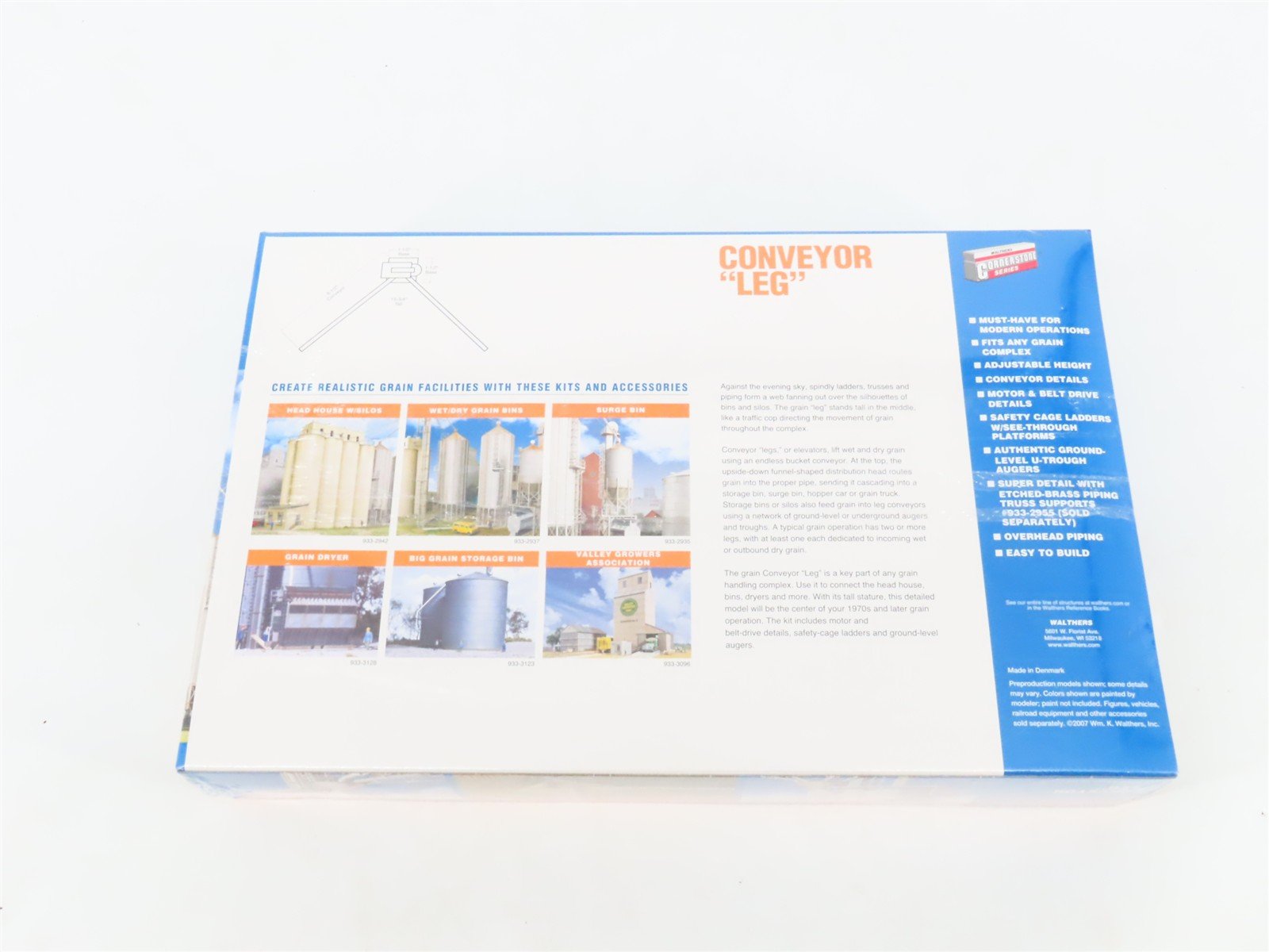 HO 1/87 Scale Walthers Cornerstone Kit 933-2936 Conveyor 