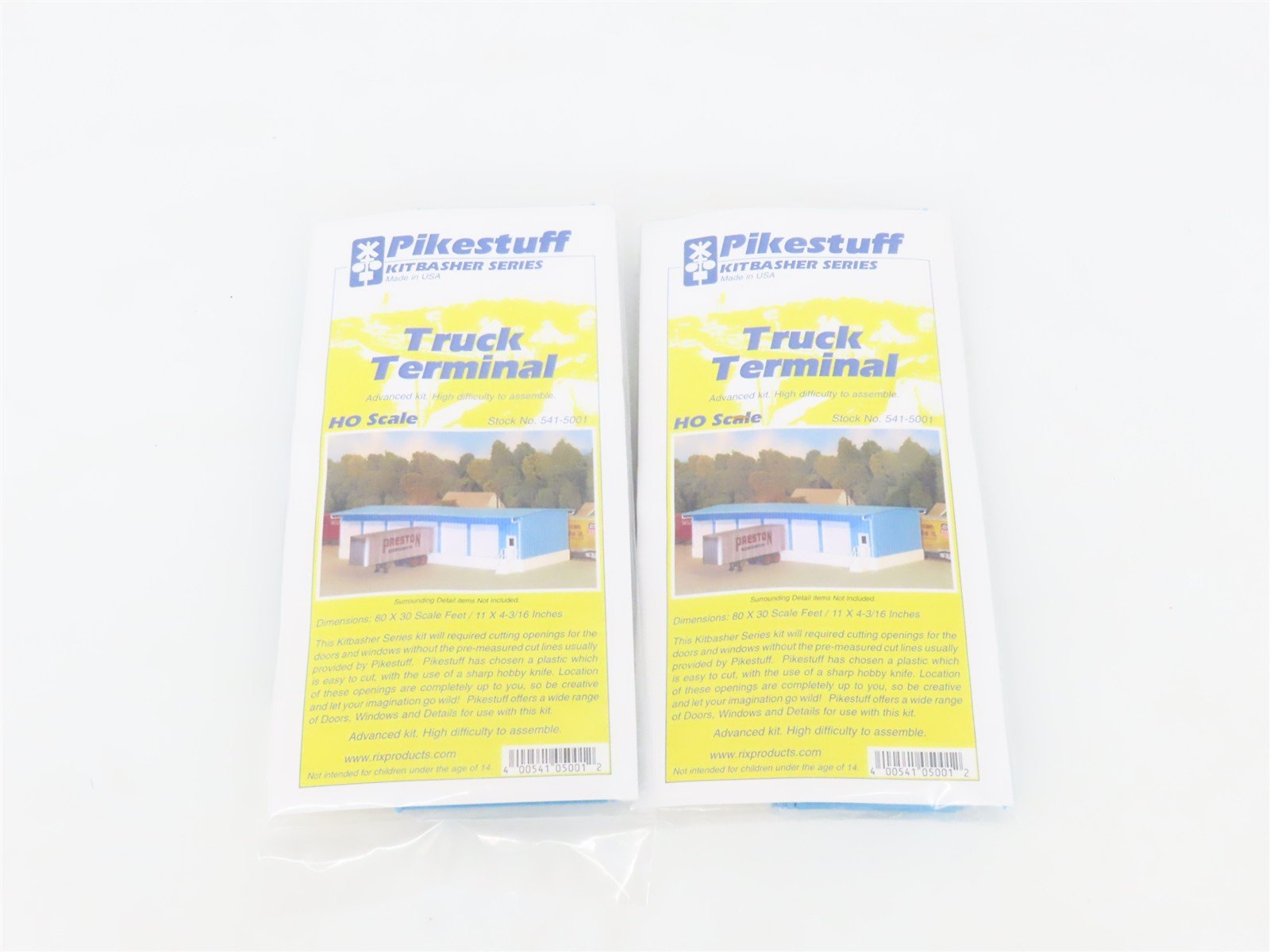 LOT of 2 HO 1/87 Scale Pikestuff Kits 541-5001 Truck Terminal - Sealed