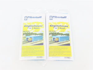 LOT of 2 HO 1/87 Scale Pikestuff Kits 541-0008 Enginehouse - Sealed