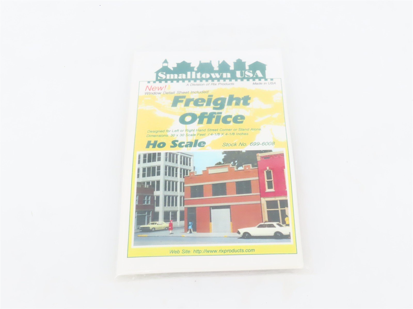 HO 1/87 Scale Rix Products Smalltown USA Kit 699-6008 Freight Office - Sealed