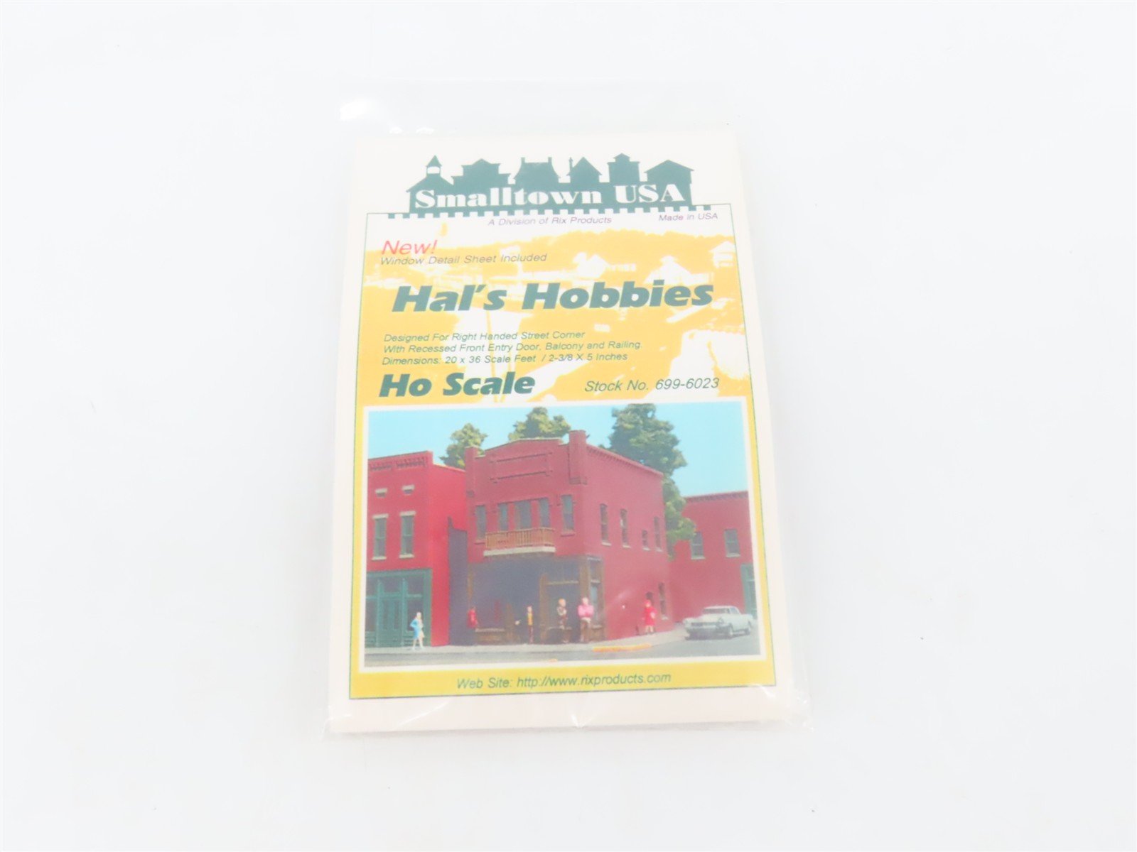 HO 1/87 Scale Rix Products Smalltown USA Kit 699-6023 Hal's Hobbies - Sealed