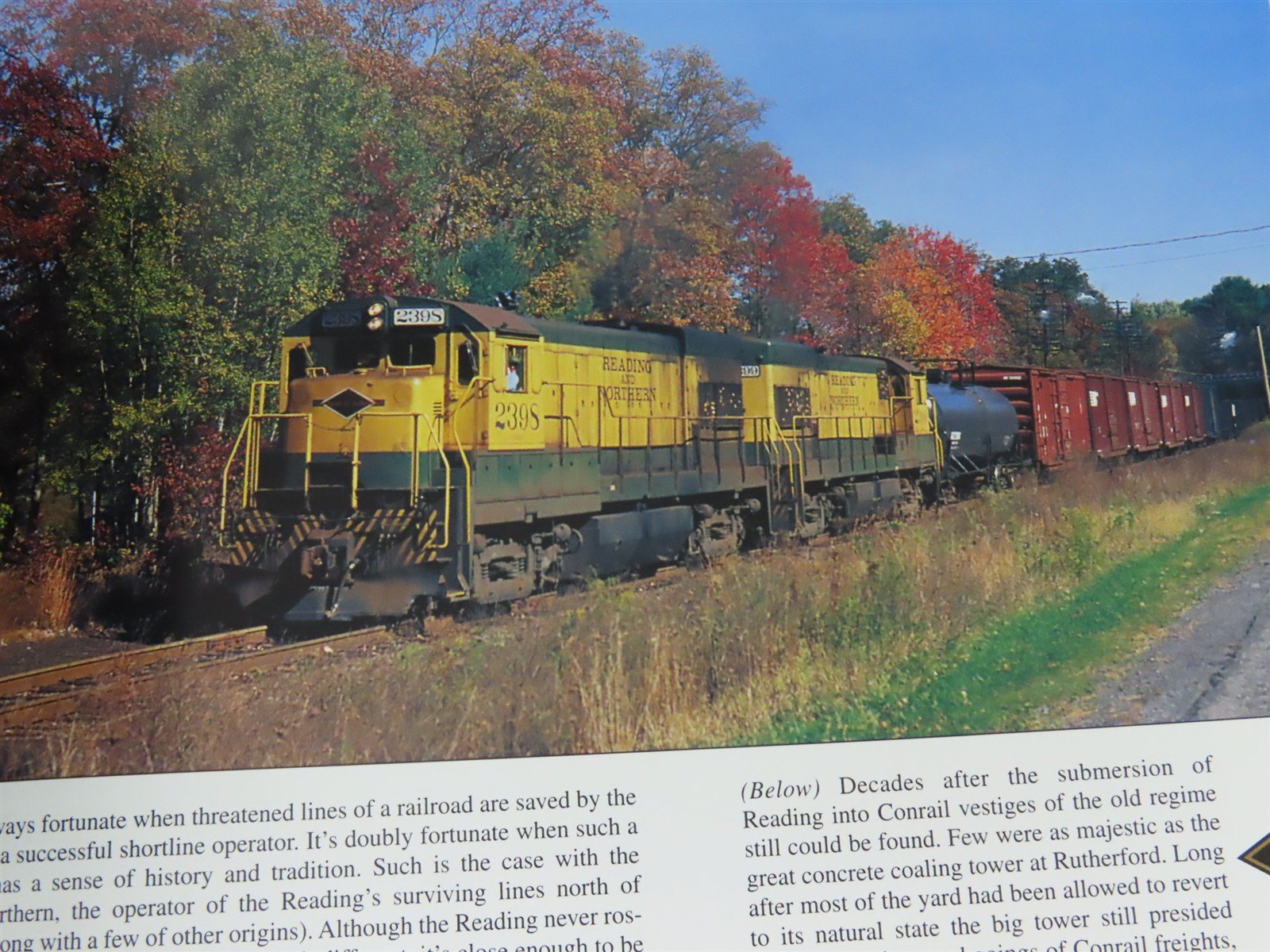 Morning Sun: Reading Company In Color by Jeremy F. Plant ©1998 HC Book