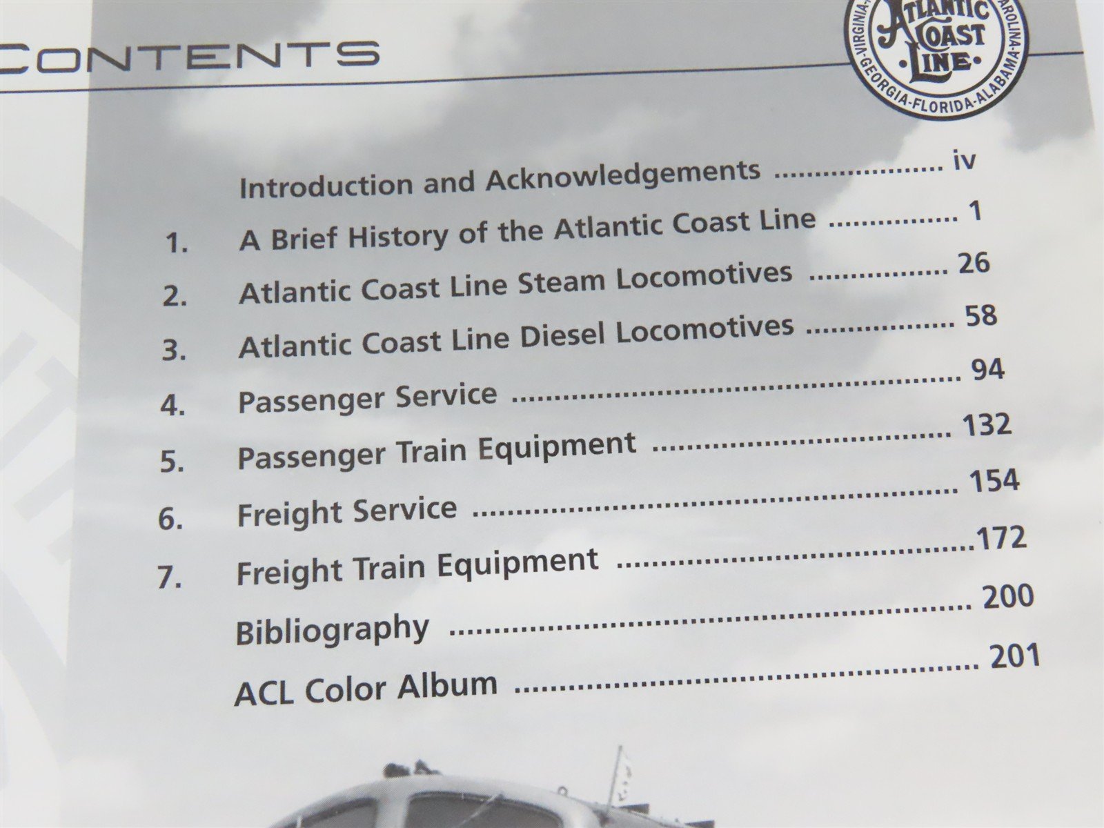 Atlantic Coast Line: The Standard Railroad of the South by Griffin ©2001 HC Book