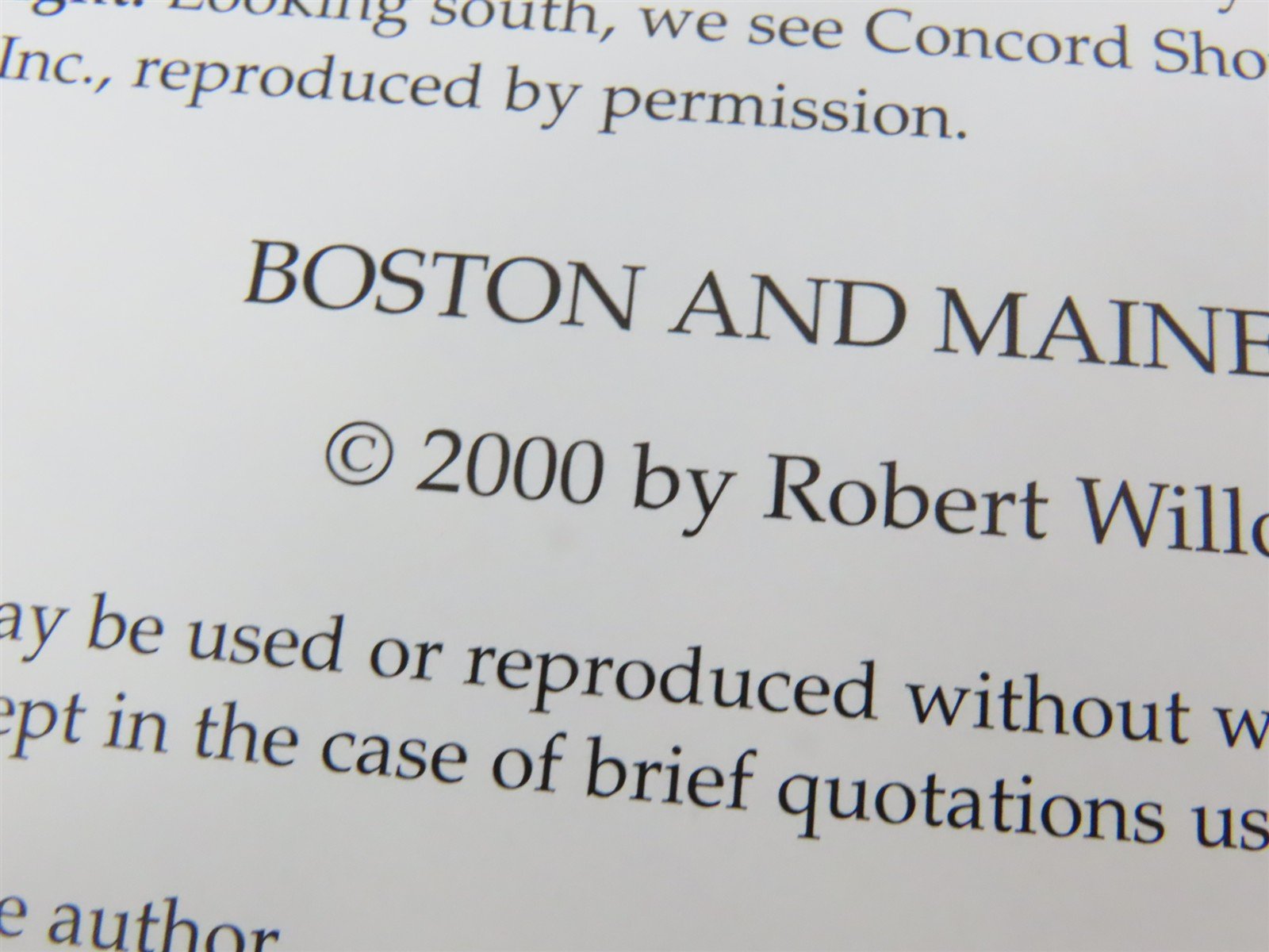 Boston & Maine - Forest, River, & Mountain by Robert Willoughby Jones ©2000