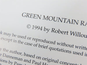 Green Mountain Rails: Vermont's Colorful Trains by Robert Willoughby Jones ©1994