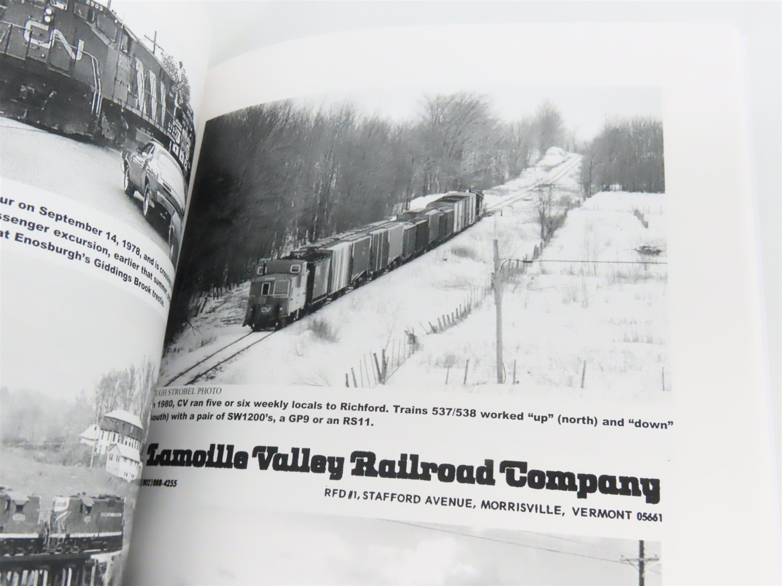 Central Vermont Railway's Richford Branch by Jim Jones ©2024 SC Book - SIGNED