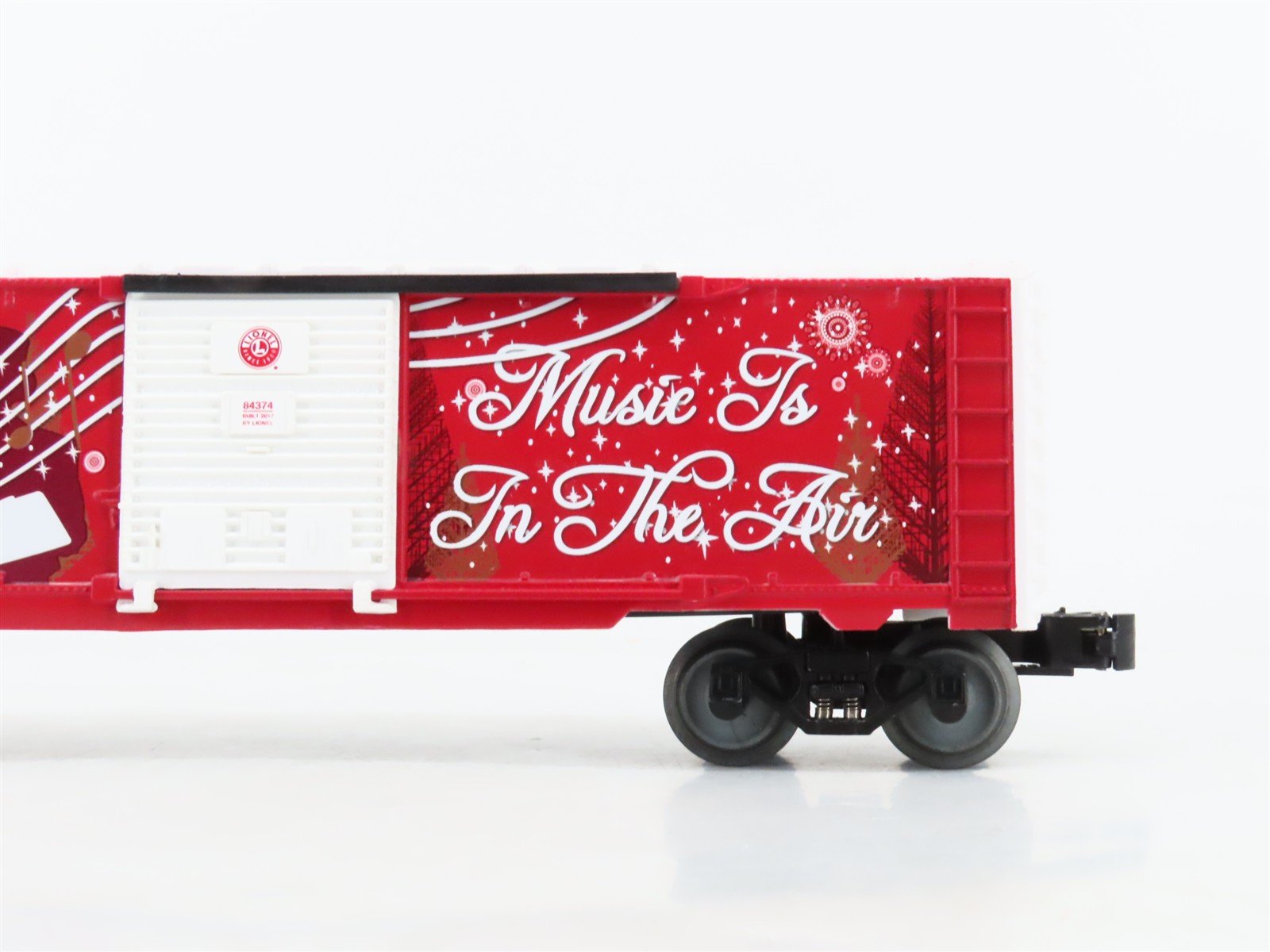 O Gauge 3-Rail Lionel 6-84374 2017 Christmas Music Boxcar #84374