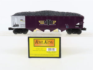 O Gauge 3-Rail MTH Rail King 30-75514 MTHRRC 4-Bay Hopper Car #2015 w/Coal Load