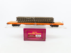 O Gauge 3-Rail MTH 20-95147 NS Norfolk Southern Flatcar #2229 w/Track Load