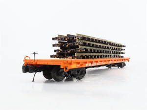 O Gauge 3-Rail MTH 20-95147 NS Norfolk Southern Flatcar #2229 w/Track Load