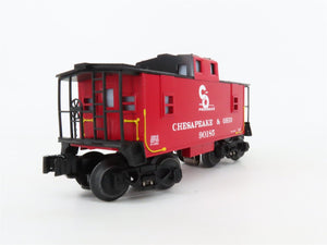 O Gauge 3-Rail Lionel C&O Chesapeake & Ohio 2-Bay Hopper & Caboose w/Lights