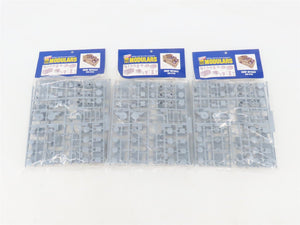 LOT of 3 HO Scale Walthers 933-3733 Roof Detail Kits